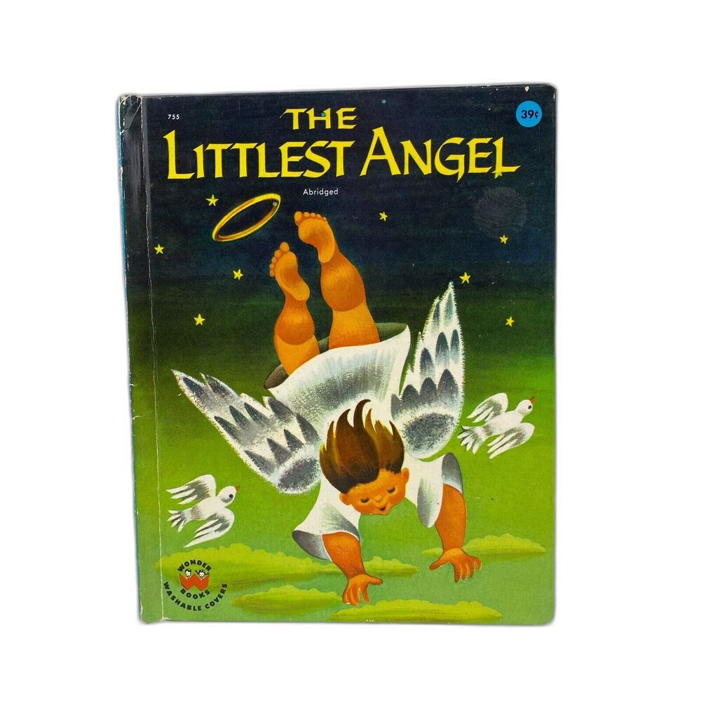 VTG 1960 The Littlest Angel Wonder Books Charles Tazewell Christmas Holiday